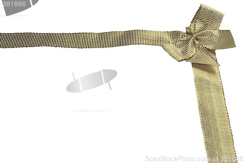 Image of golden ribbon