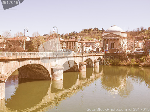Image of River Po Turin vintage