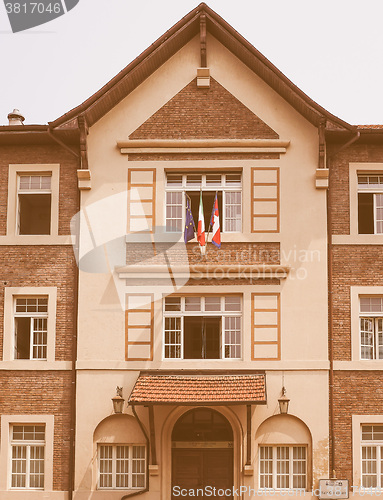 Image of City hall in Collegno vintage