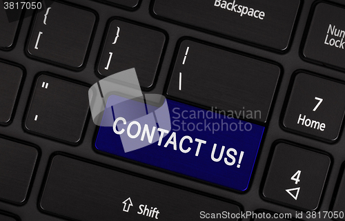 Image of Website template section key with Contact us text