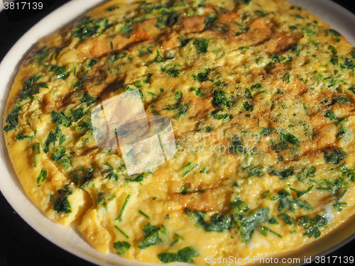 Image of Parsley cilantro omelette