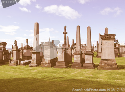 Image of Glasgow necropolis vintage