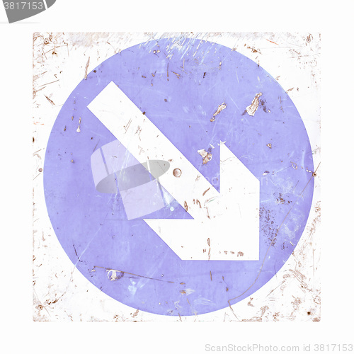 Image of  Arrow sign vintage