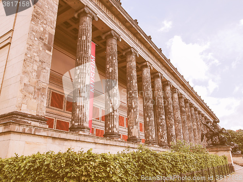 Image of Altesmuseum meaning Museum of Antiquities in Berlin vintage