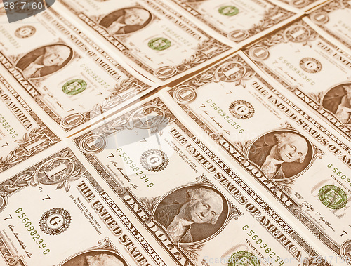 Image of  Dollar notes 1 Dollar vintage