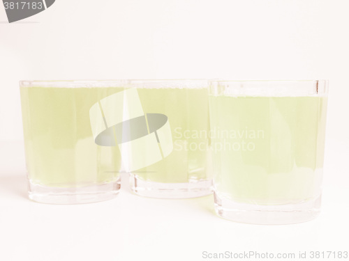 Image of  Green apple juice vintage