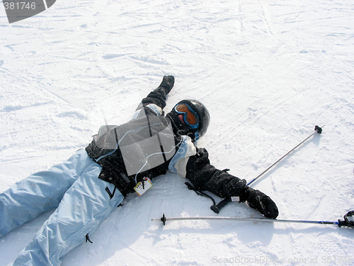 Image of Girl ski winter