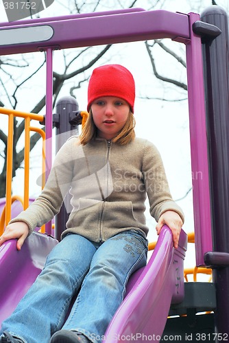 Image of Girl slide playground