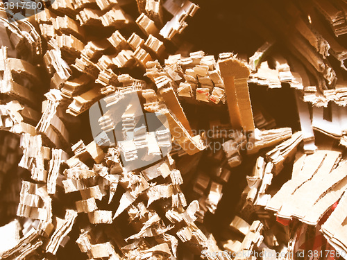 Image of  Corrugated cardboard vintage