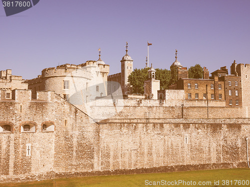 Image of Retro looking Tower of London