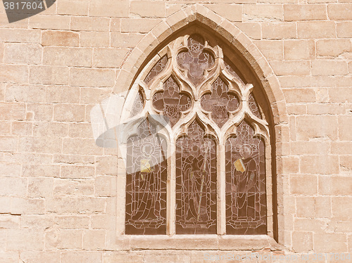 Image of St Mary Magdalene church in Tanworth in Arden vintage