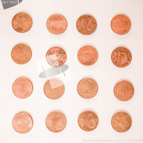 Image of  Euros money vintage