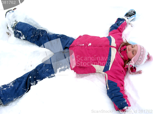 Image of Winter snow angel