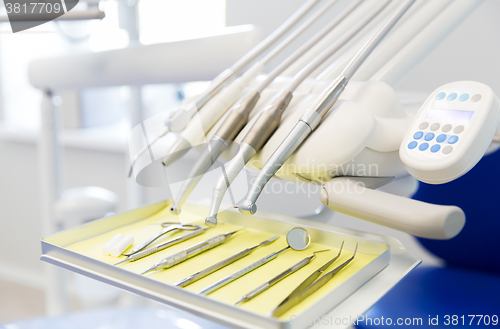 Image of close up of dental instruments