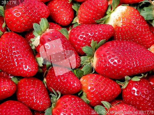 Image of Strawberries texture