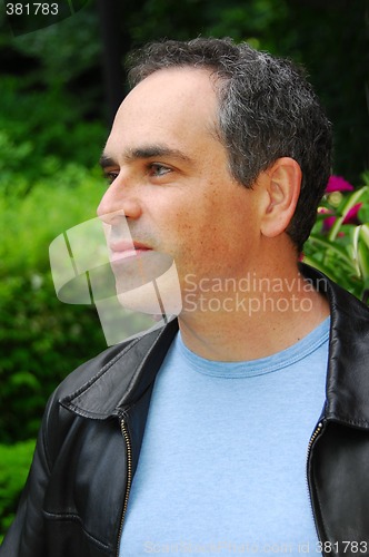 Image of Man portrait outside