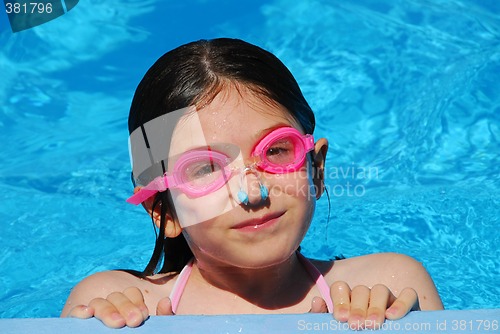 Image of Girl child pool