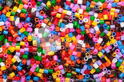 Image of Colorful fusible plastic beads