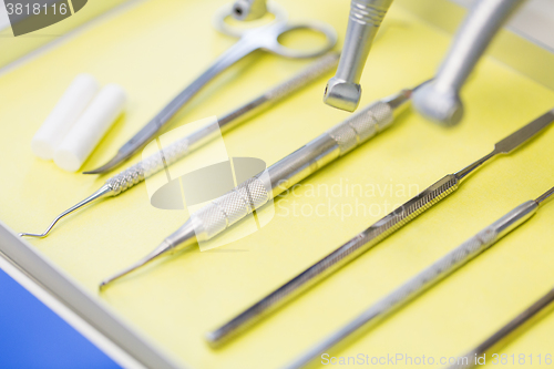 Image of close up of dental instruments