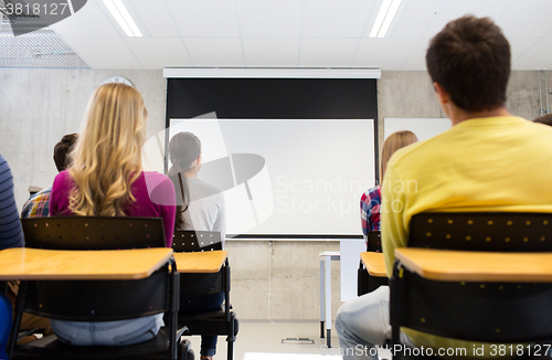 Image of group of students in lecture hall