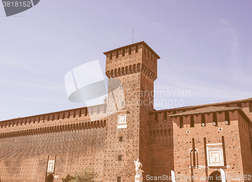 Image of Castello Sforzesco Milan vintage