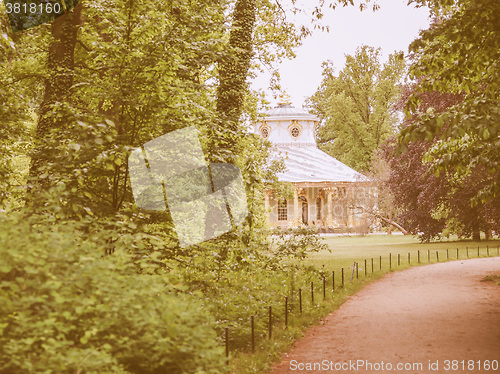 Image of Tea house in Park Sanssouci in Potsdam vintage