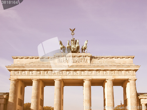 Image of Brandenburger Tor, Berlin vintage