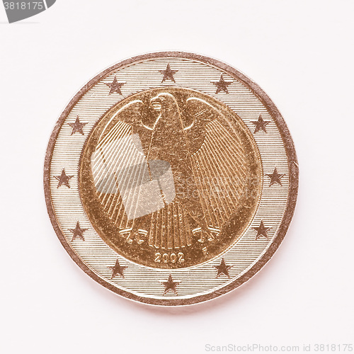 Image of  German 2 Euro coin vintage