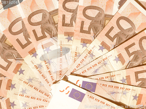 Image of  Euro note vintage