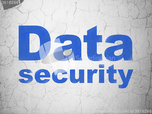 Image of Privacy concept: Data Security on wall background