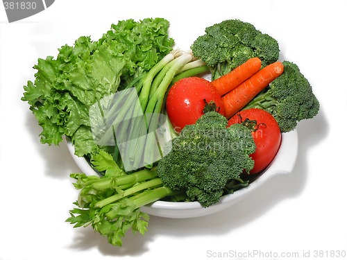 Image of Fresh vegetables in a bowl