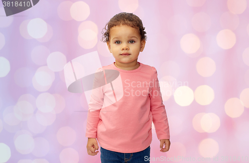 Image of beautiful little baby girl portrait