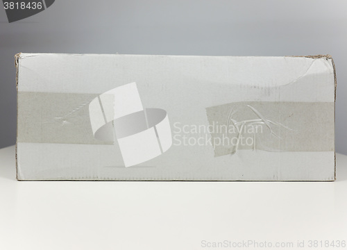 Image of White packet parcel