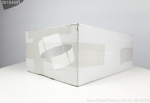 Image of White packet parcel