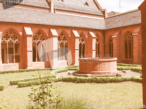 Image of St Stephan church Mainz vintage