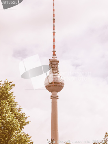 Image of TV Tower Berlin vintage