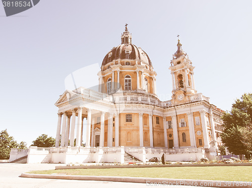 Image of Basilica di Superga, Turin, Italy vintage