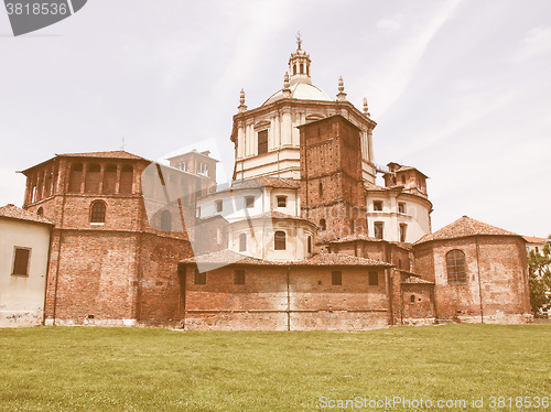 Image of San Lorenzo church, Milan vintage