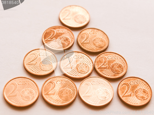 Image of  Euro coins vintage