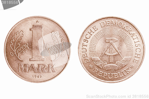 Image of  One Mark coin vintage