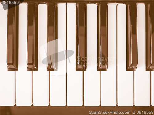 Image of  Music keyboard vintage