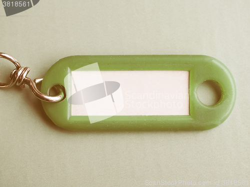 Image of  Green keyring vintage