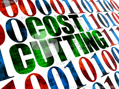 Image of Business concept: Cost Cutting on Digital background