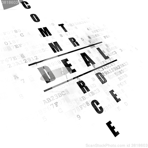 Image of Business concept: Deal in Crossword Puzzle