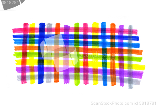 Image of Abstract bright color shape