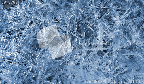 Image of Texture of natural ice pattern 