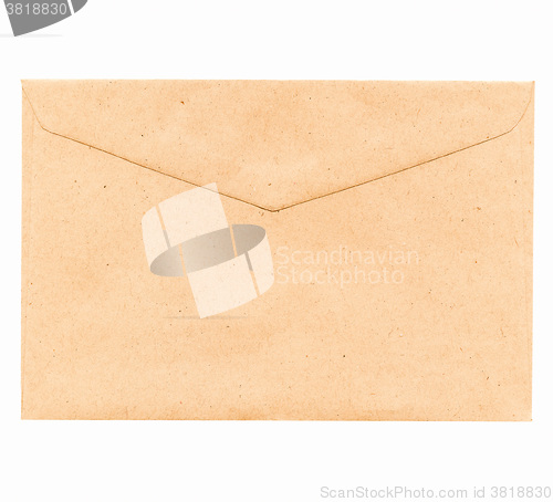 Image of  Letter envelope isolated vintage