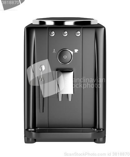 Image of Front view of automatic coffee machine 
