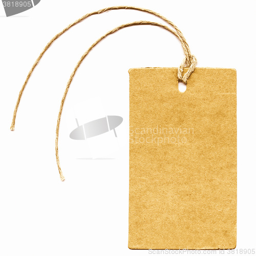 Image of  Tag label vintage