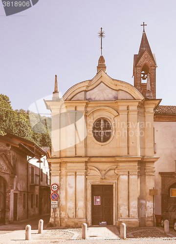 Image of San Rocco church in San Mauro vintage